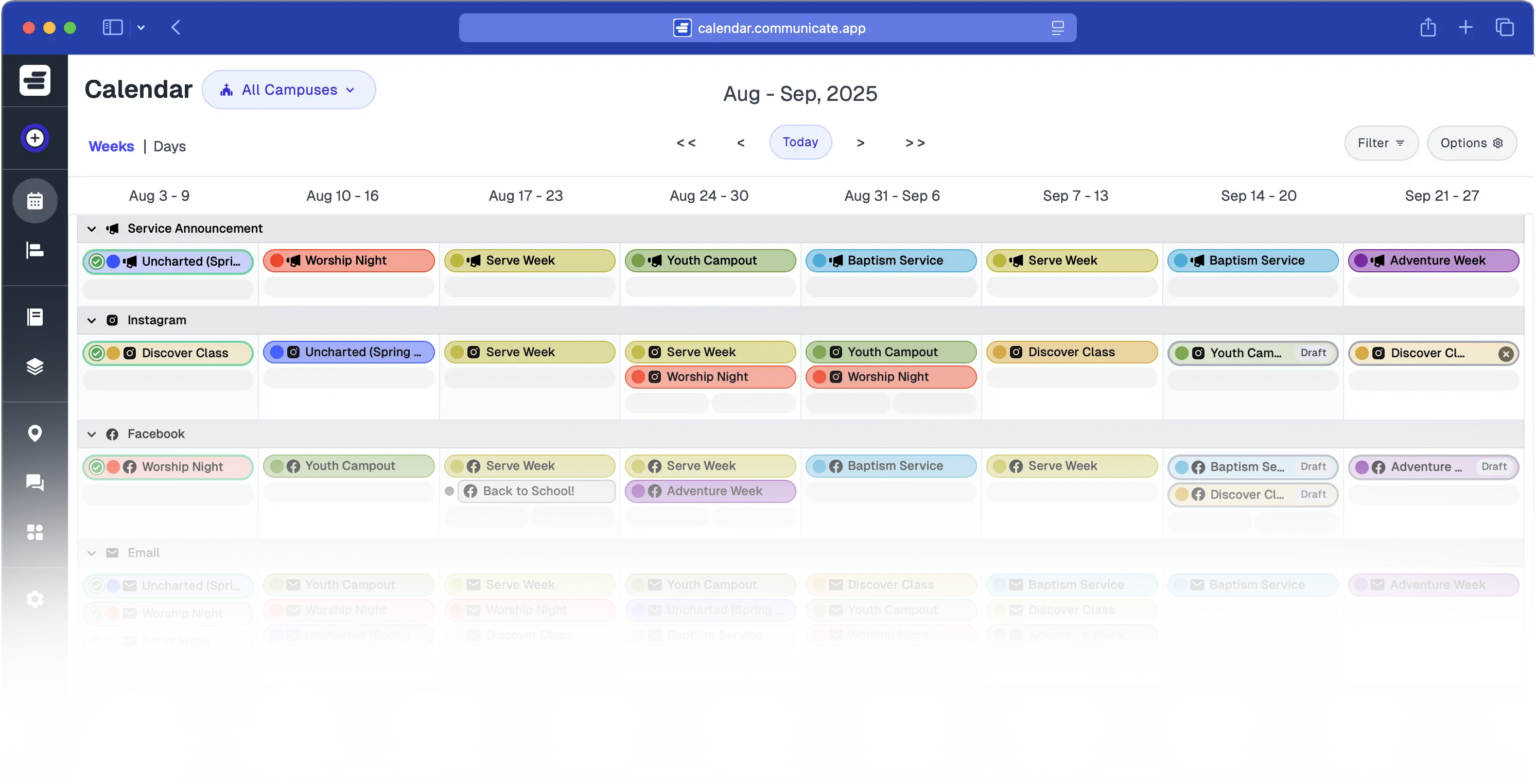 Communicate App Software Image